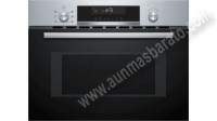 Horno multifuncion con microondas Bosch CMA585GS0 Cristal negro e Inox 45cm