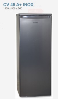 Congelador vertical Rommer CV45 Inox 143cm FRIO ESTATICO