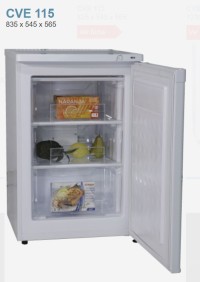 Congelador vertical mini ROMMER CVE115 Blanco 83,5cm 