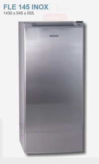 Frigorifico 1 puerta Rommer FLE145 Inox 143cm 